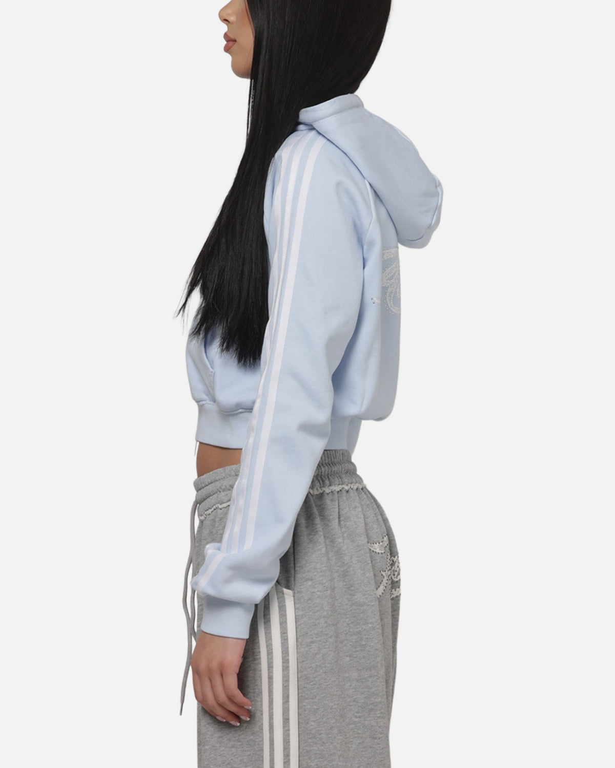 ADIDAS GFX Zip Track Top Sky