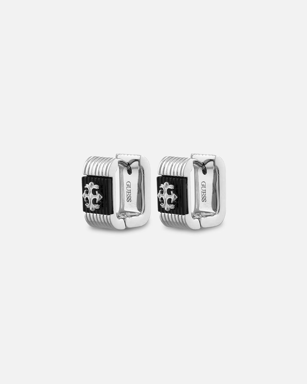 GUESS MAINLINE Guess Mainline Rebel Moon 12MM Striped Earrings Steel